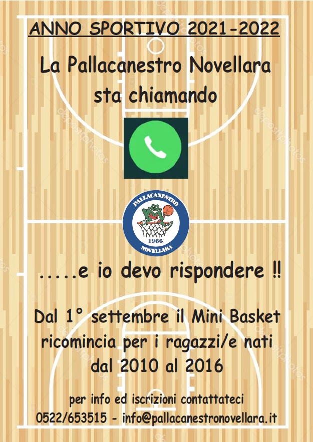 Locandina Mini basket si ricomincia