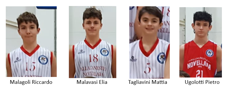 foto unica dei 4 convocati