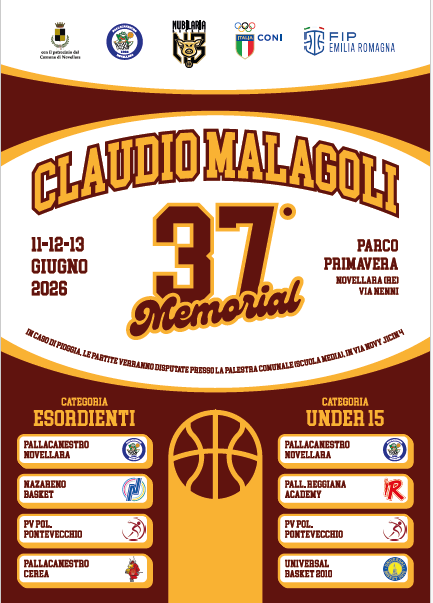 Locandina 37 Memorial Claudio Malagoli