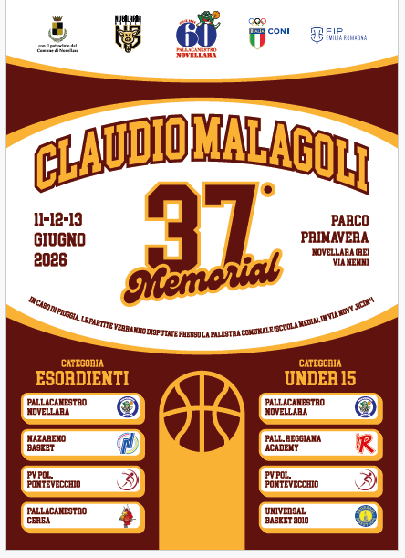 Locandina 37 Memorial Claudio Malagoli DEFINITIVA