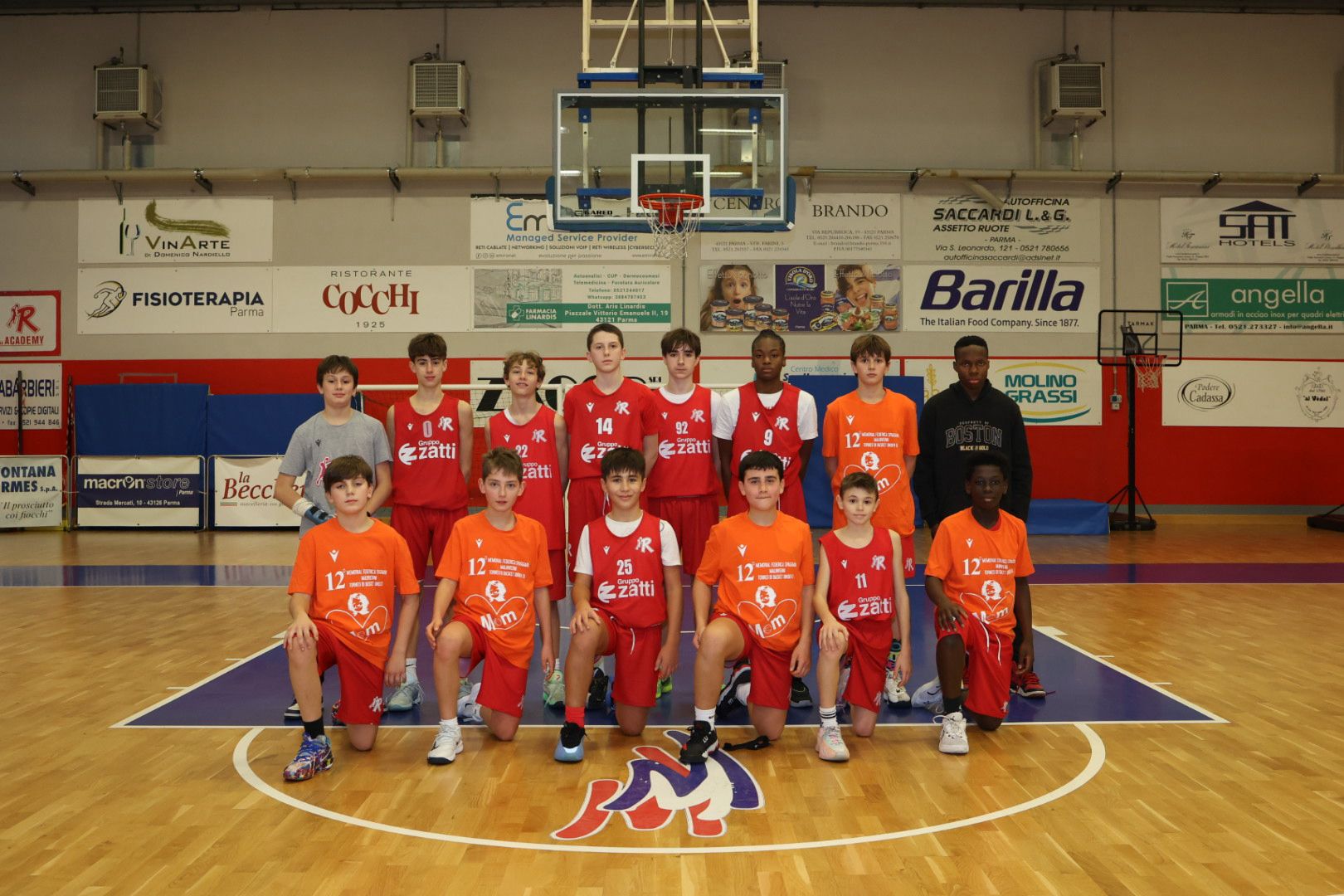 GIOVANNI PIRONDINI con PALL REGGIANA al TORNEO MOM di PARMA