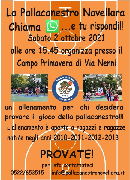 Mini Basket al Campo Primavera 02 ottobre 2021